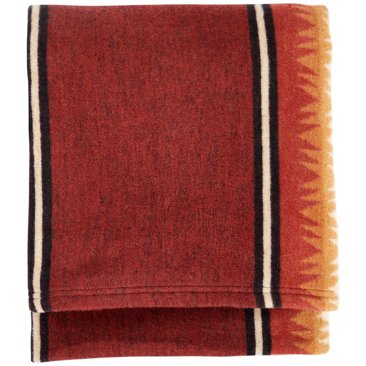 Pendleton Cotton Throw 2 piece set Red