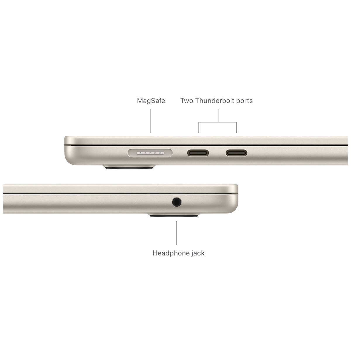 MacBook Air 15 Inch with M3 Chip 16GB 512GB SSD Starlight
