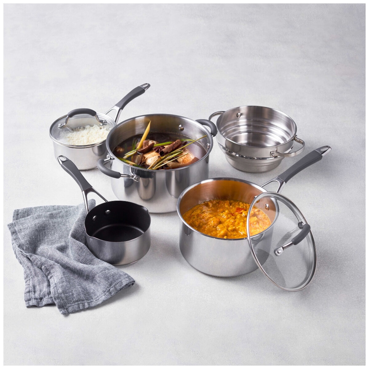 RACO Reliance Cookware 7 Piece Set