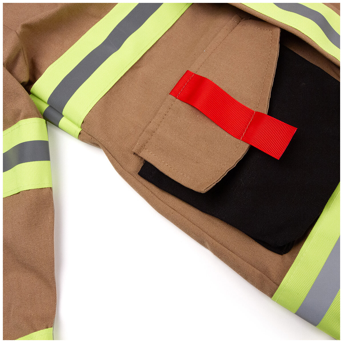 Teetot Adventure Factory Costume Tan Firefighter