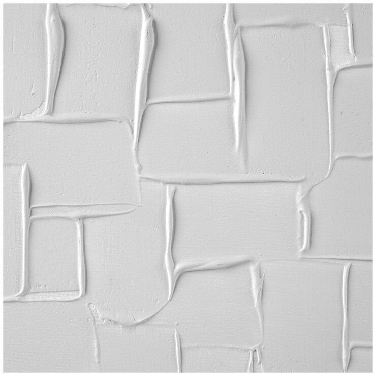 Cafe Lighting and Living Mosaic Blanco Canvas Painting White Cafe Lighting and Living Mosaic Blanco Canvas Painting White
