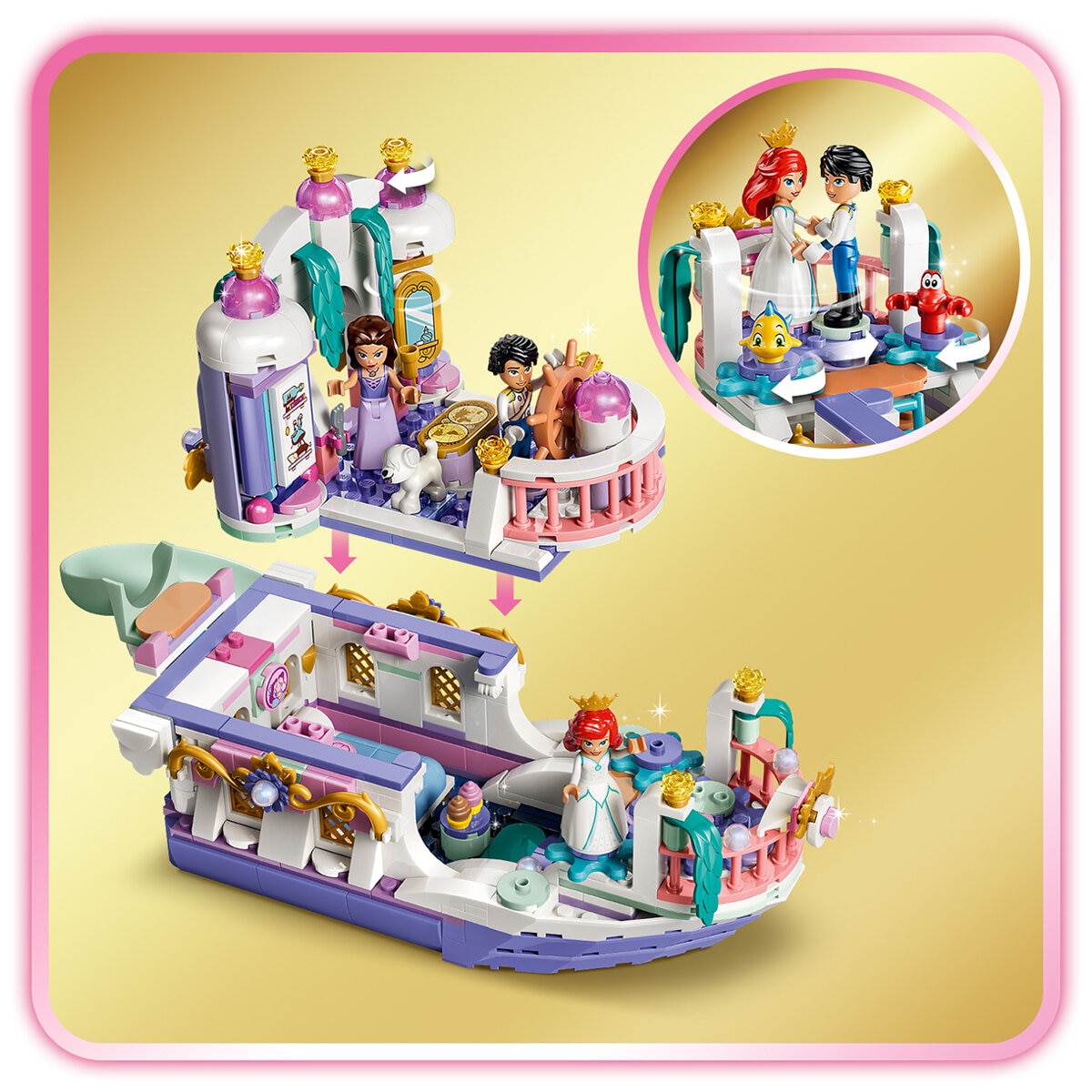LEGO Disney Princess Ariel’s Royal Wedding Boat 43299 LEGO Disney Princess Ariel’s Royal Wedding Boat 43299