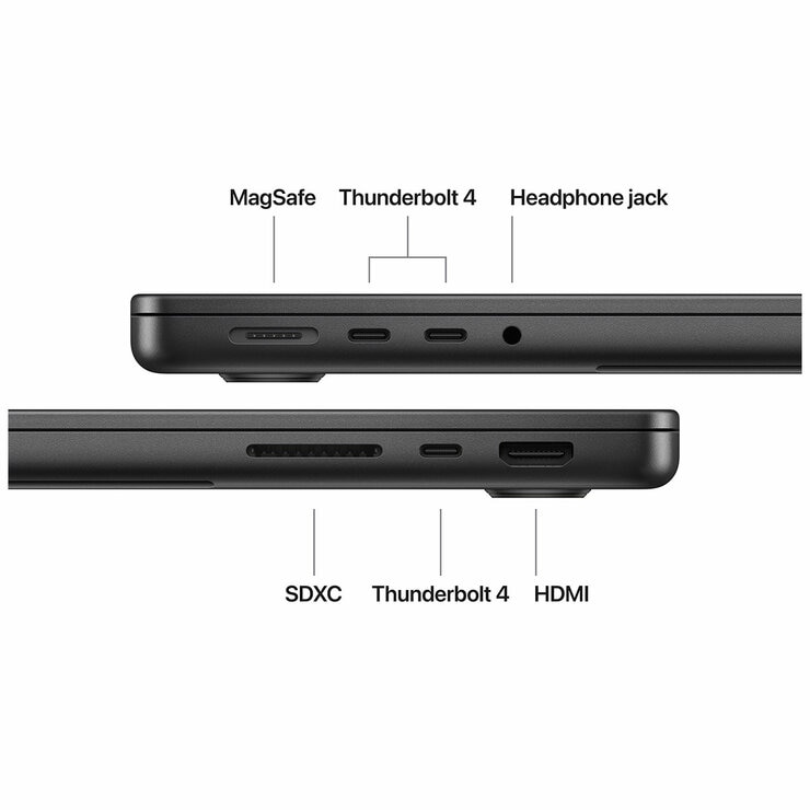 Apple MacBook Pro 14 Inch With M5 Chip 10‑core CPU and 10‑core GPU 16GB 1TB SSD Space Black