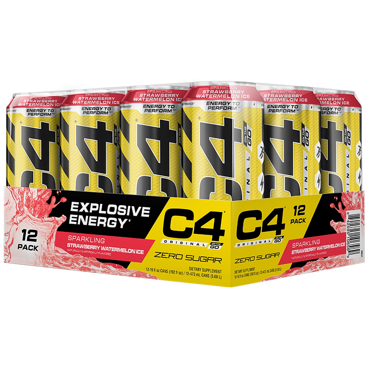 Cellucor C4 Ready To Go Carbonated - Watermelon Ice