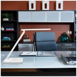 Ottlite LED Desk Lamp Wireless Charge - White