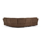 GilmanCreek Fabric Power Reclining Sectional With Power Headrests