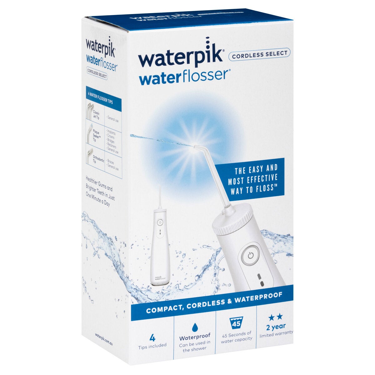 Waterpik Cordless Select Water Flosser White WF-10A010 Waterpik Cordless Select Water Flosser White WF-10A010