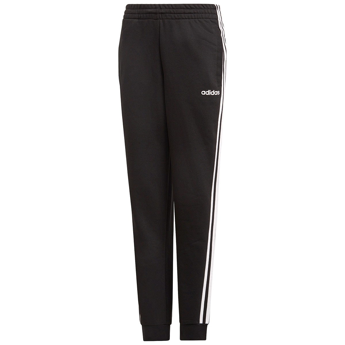 Adidas Girls' 3S Track Pants - Black White