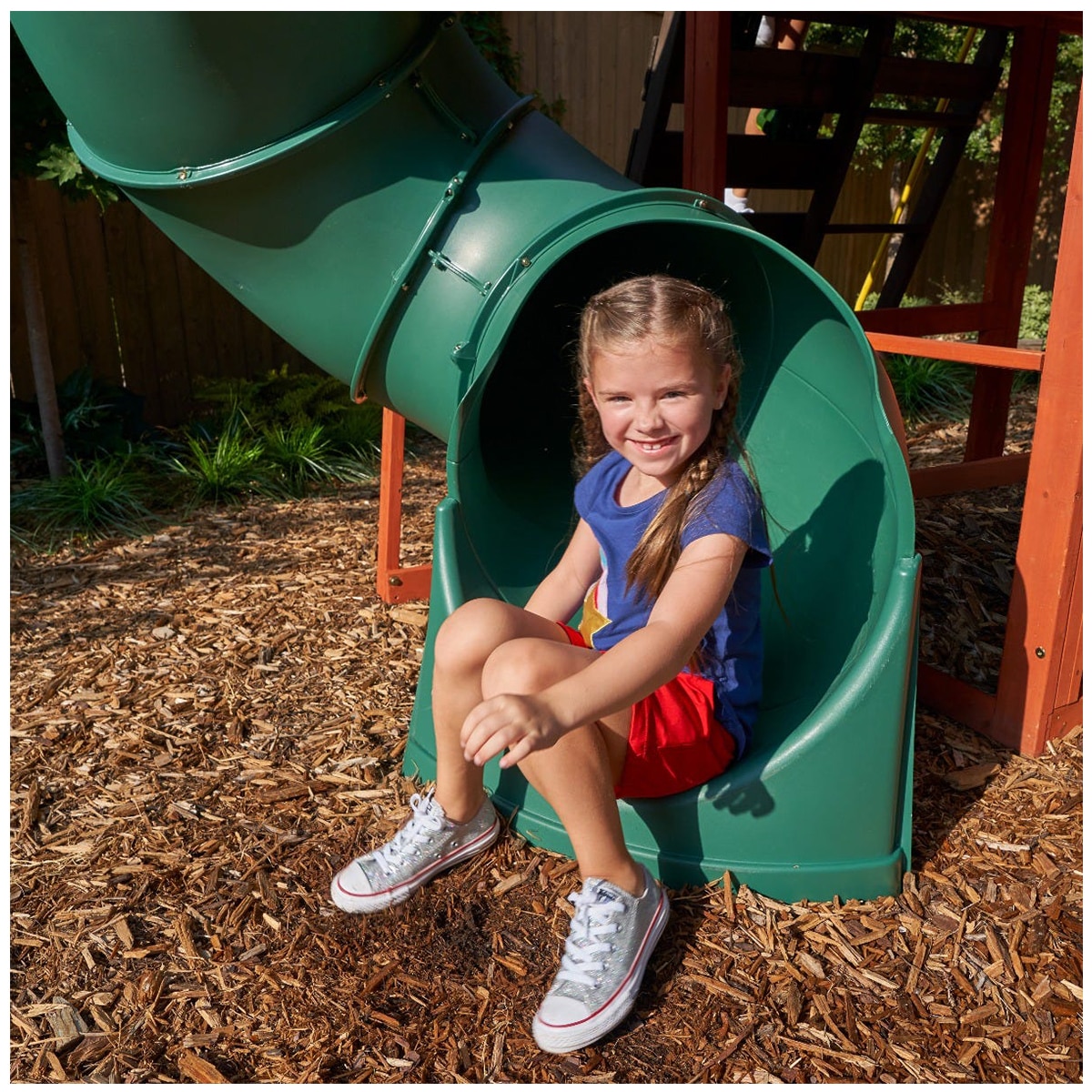 Cedar Summit Hilltop Swing Set & Play Centre