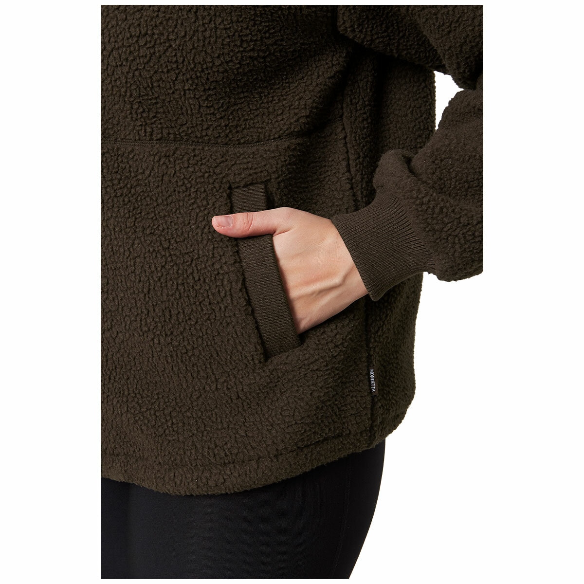 Mondetta Womens Sherpa Full Zip Fleece Jacket
