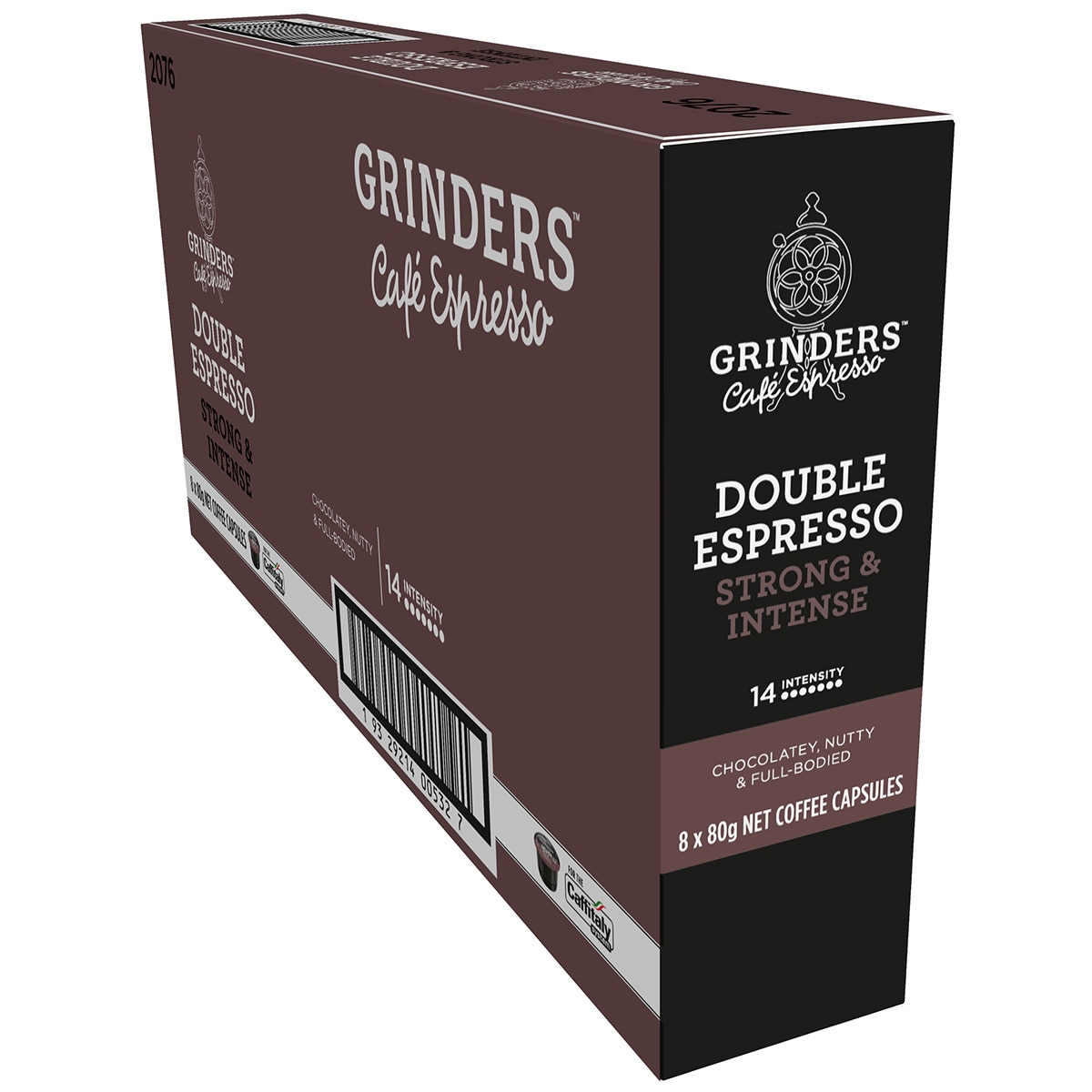 Grinders Caffitaly Double Espresso capsules 80 pack
