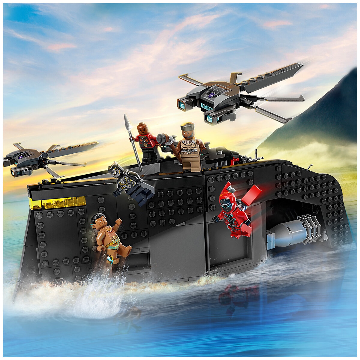 LEGO Marvel Super Heroes Black Panther War on the Water 76214