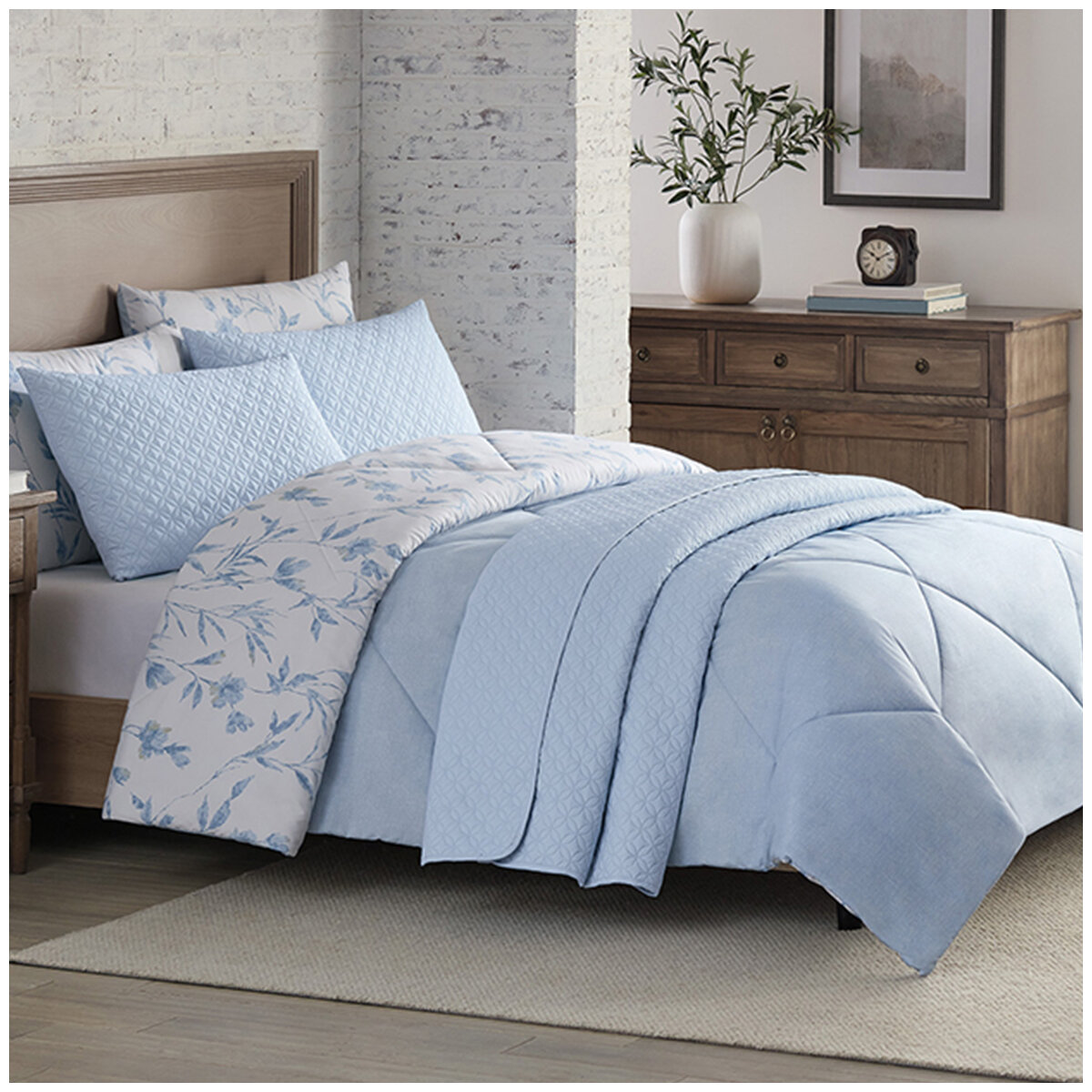 Adorn Home Comforter Set Queen 6 piece