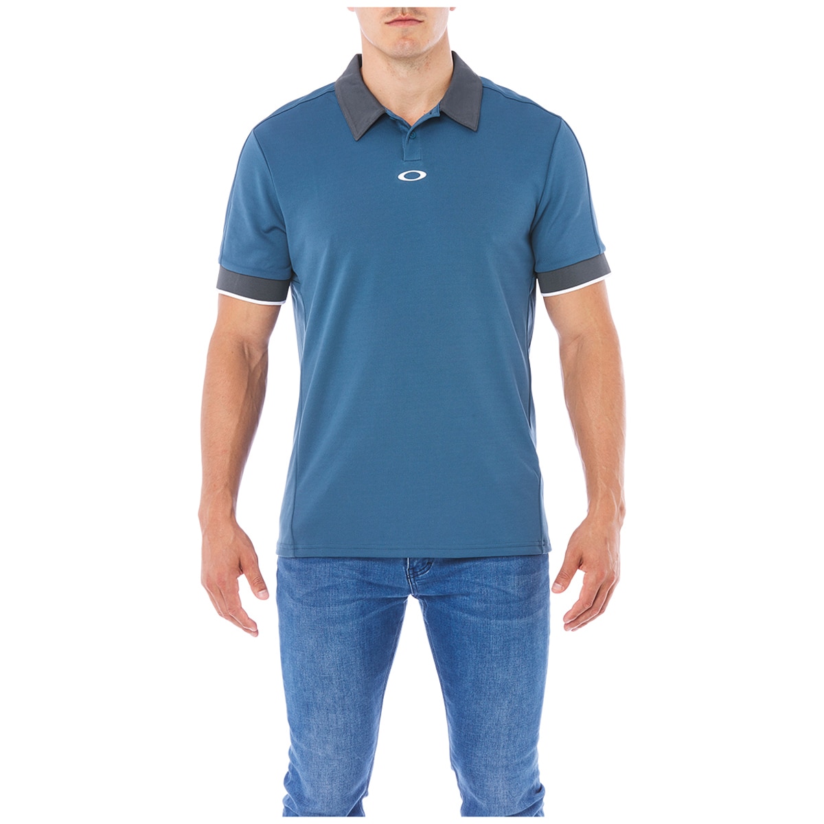 Oakley Men's Aero Resort Short Sleeve Polo Teal Costco