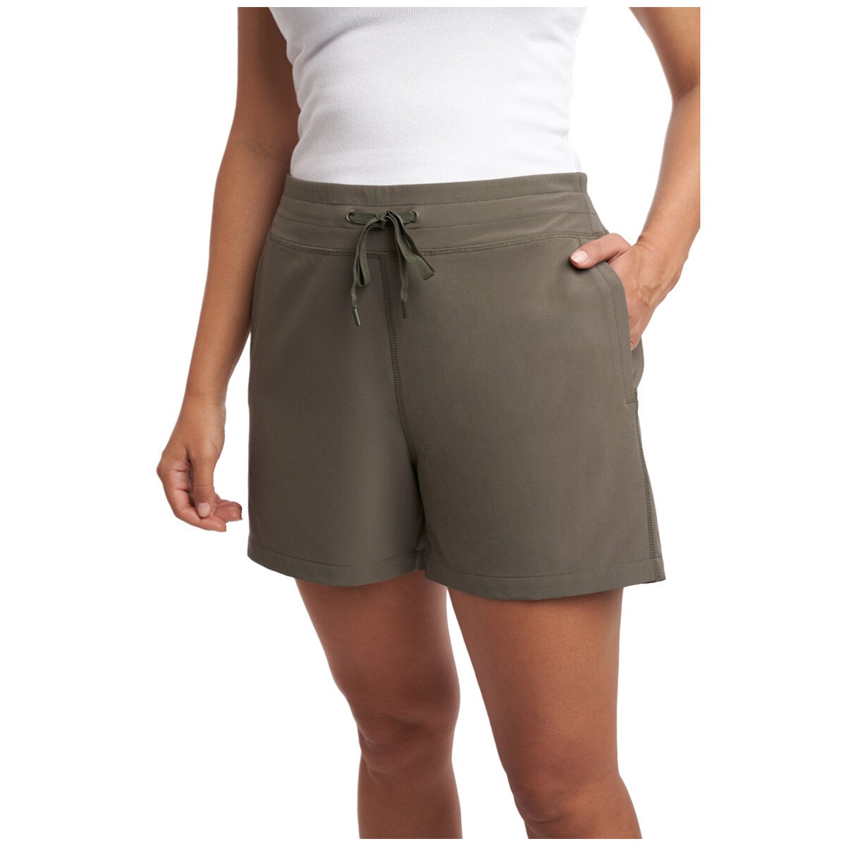 Kirkland Signature Women's Statement Shorts Army Green Kirkland Signature Women's Statement Shorts Army Green