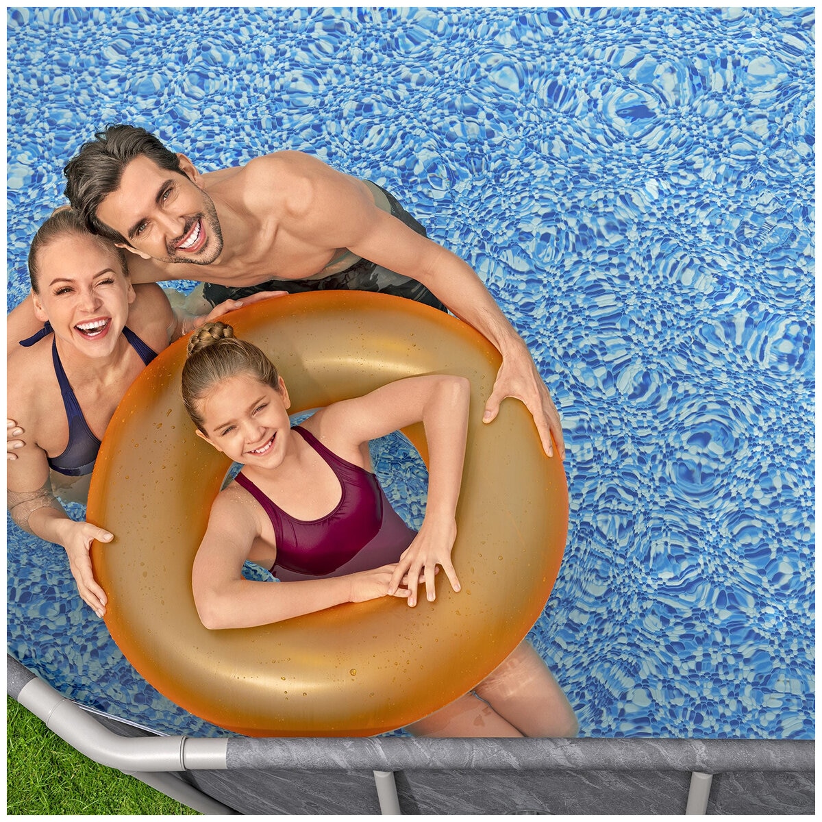 Bestway Platinum Series Power Steel 6.10m x 3.66m x 1.22m Above Ground Pool Set/