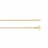 18KT Yellow Gold Cable Chain