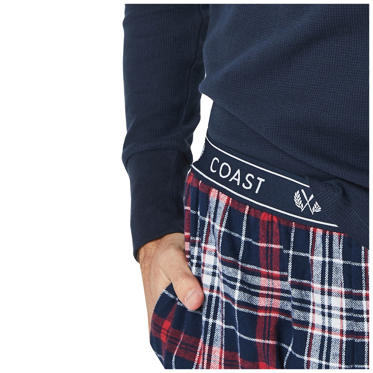 Coast Sleep Set Winter - Navy/Check