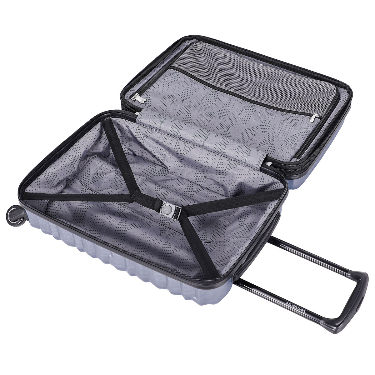 Samsonite Zipplus Carry On Luggage Blue