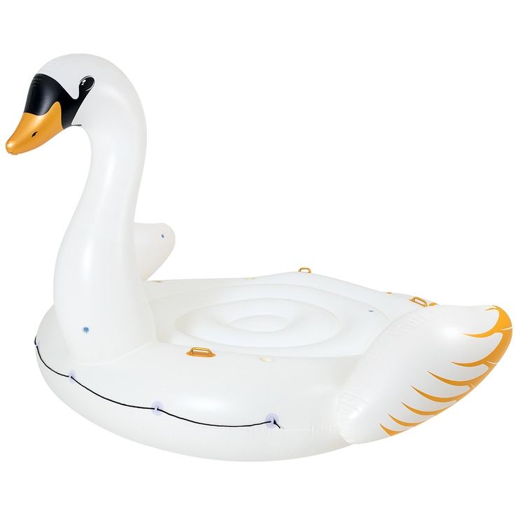 Bestway Giant Swan Island Inflatable Pool Float Costco Australia
