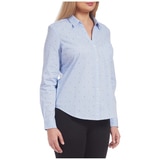 JACHS Girlfriend Cotton Shirt - Blue