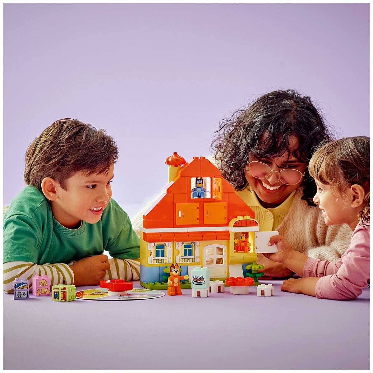 LEGO DUPLO Bluey Blueys Family House with Memory Game 10459
