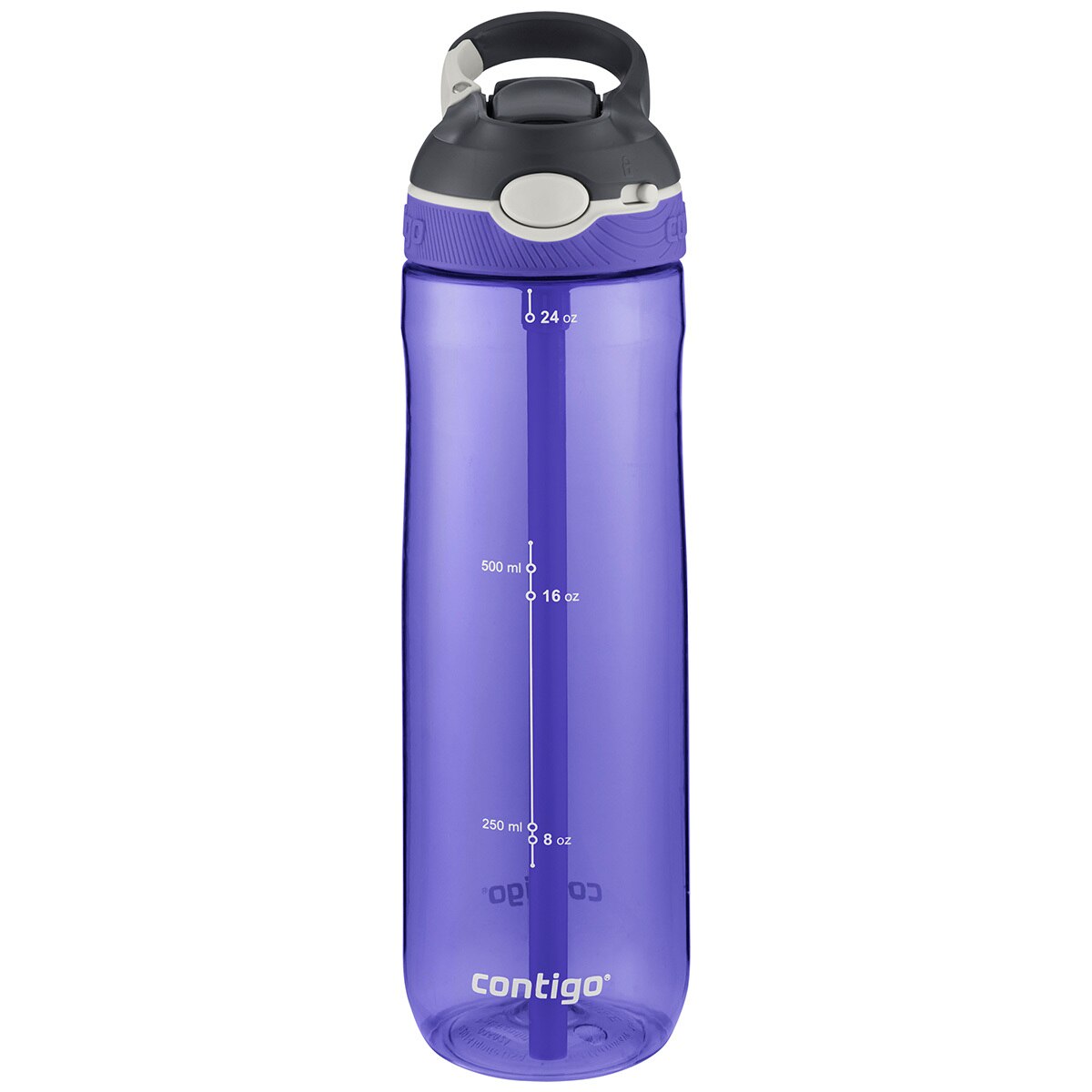 Contigo Autospout Straw Ashland Water Bottle 3pk Grape/gold/teal Costco Australia