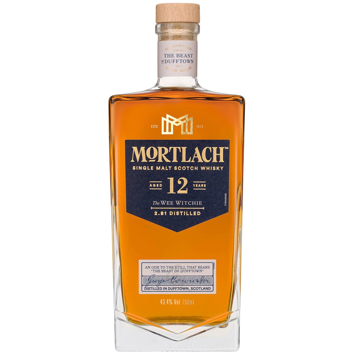 Mortlach 12 Year Old Single Malt Scotch Whisky 750ml
