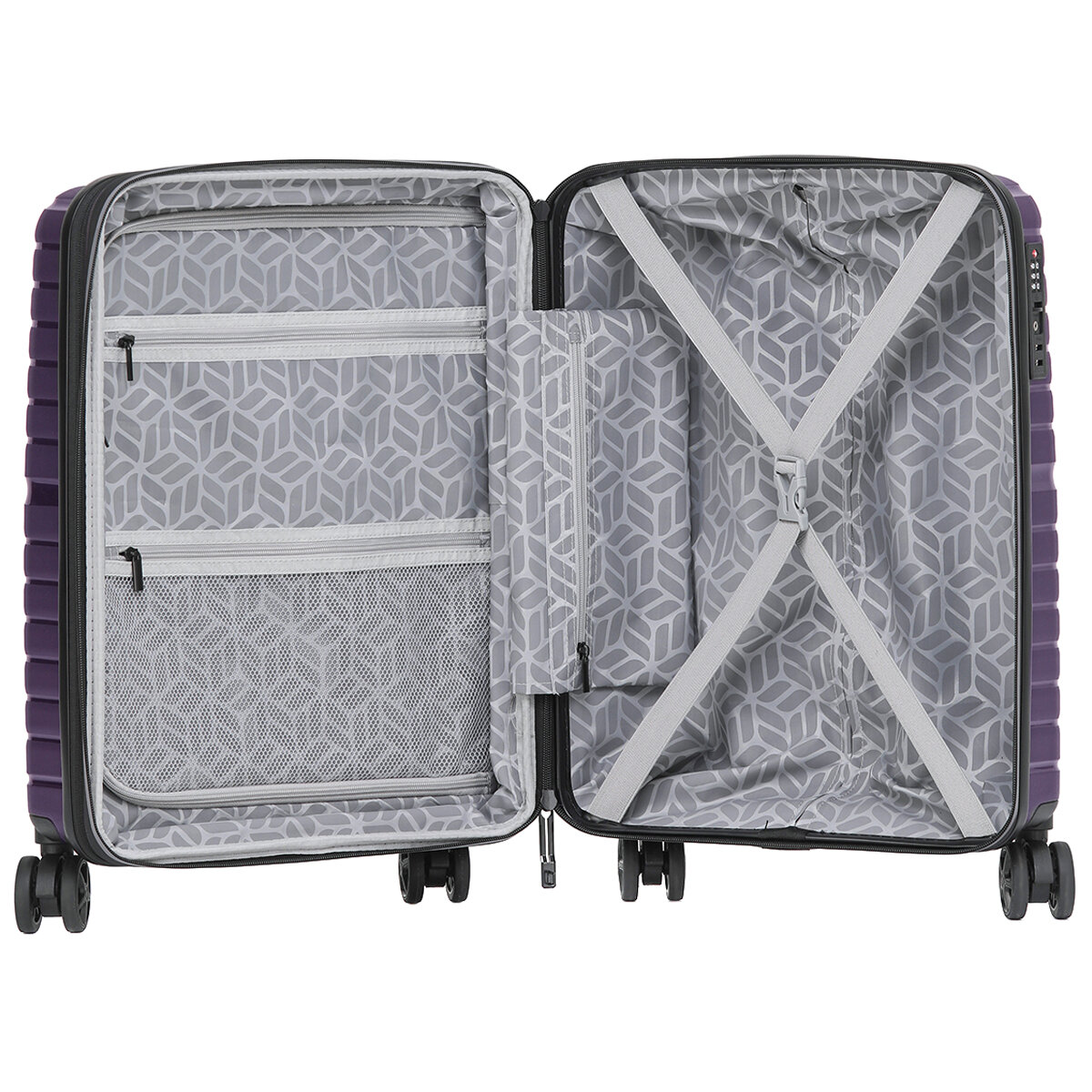 Tosca Tron Carryon Luggage Purple