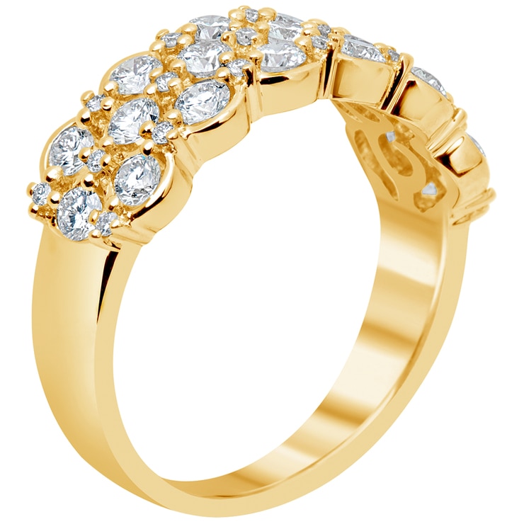 18KT Yellow Gold 1.04ctw Round Brilliant Cut Diamonds Ring | Costco ...