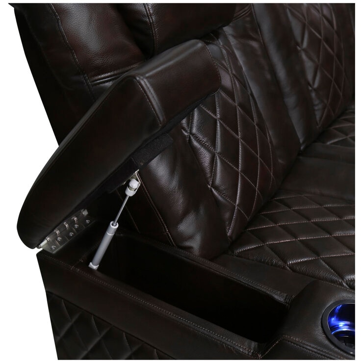 Valencia Home Theatre Tuscany Edition 4 Seater Dark Chocolate