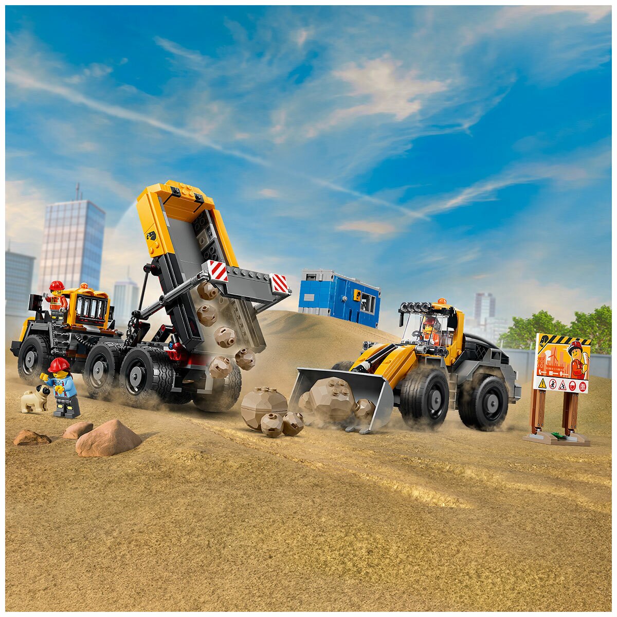 LEGO City Dump Truck & Front End Loader 60494 LEGO City Dump Truck & Front End Loader 60494
