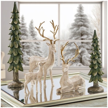 Deer Family And Tree Set 5 Piece