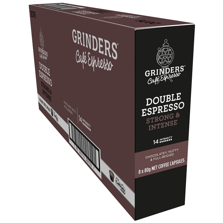 Grinders Caffitaly Double Espresso Capsules 80pk Costco Australia