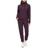 Kirkland Signature Ladies Active Zip Jacket Prune