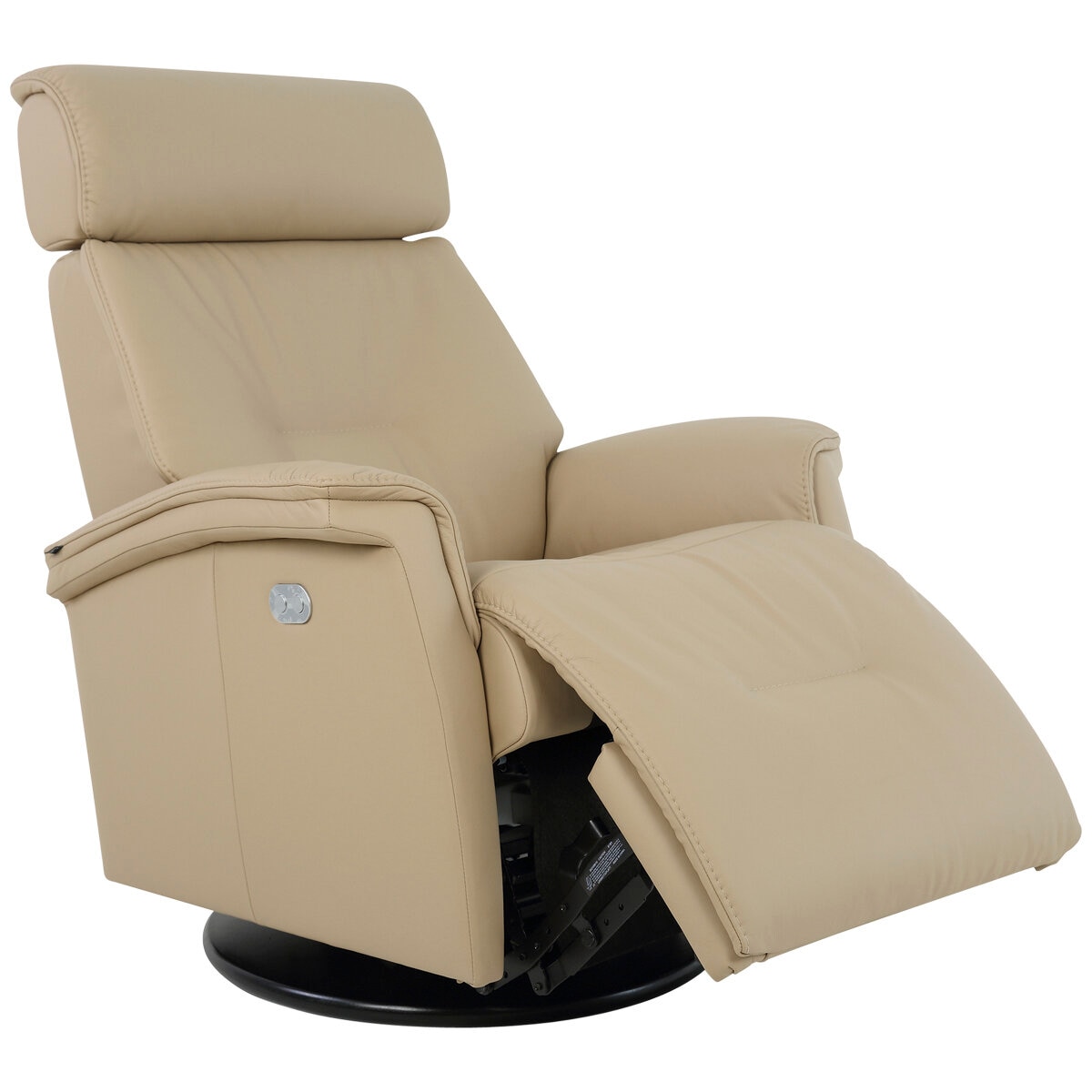 Moran Fjords Rome Motorised Recliner Relaxer Large 1 Motor with Battery Latte Beige