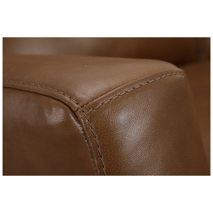 Simon Li Leather Power Reclining Sofa