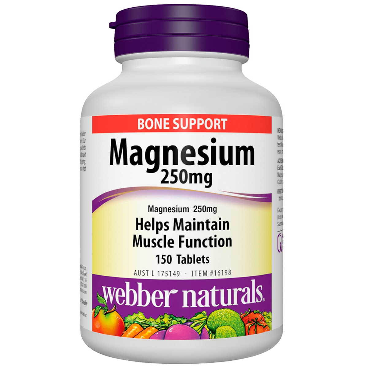 Webber Naturals Magnesium 250Mg