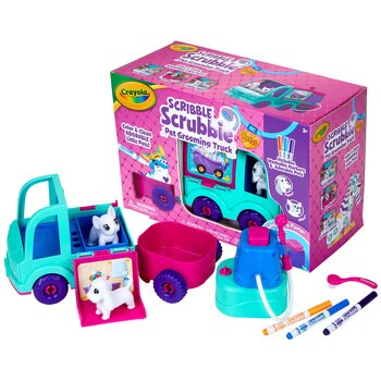 Crayola Scribble Scrubbie Pet Toy Grooming Truck