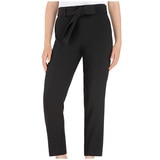 Hilary Radley Tie Front Women's Pant - Black