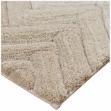 Riviera Homes Chevron Bath Mat 2 Pack Putty