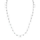 18KT White Gold VS2 I 1.00ctw Diamond Classic Line Necklace 18KT White Gold VS2 I 1.00ctw Diamond Classic Line Necklace