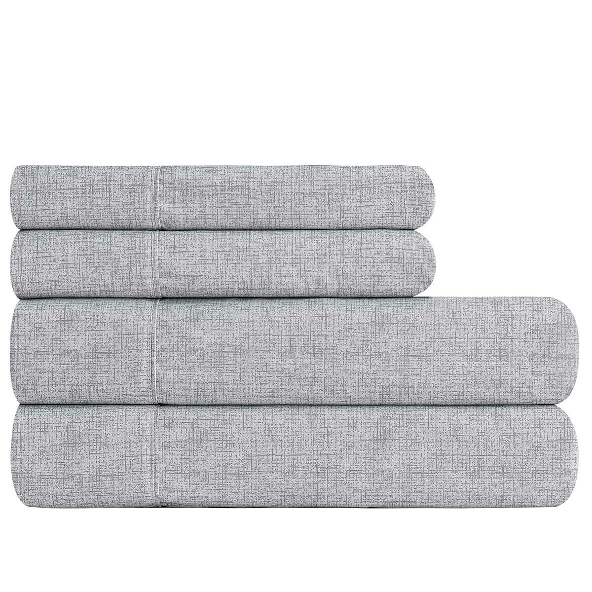 South Point Home Fashions Poly Flannel King Single Sheet Set 4 Piece
