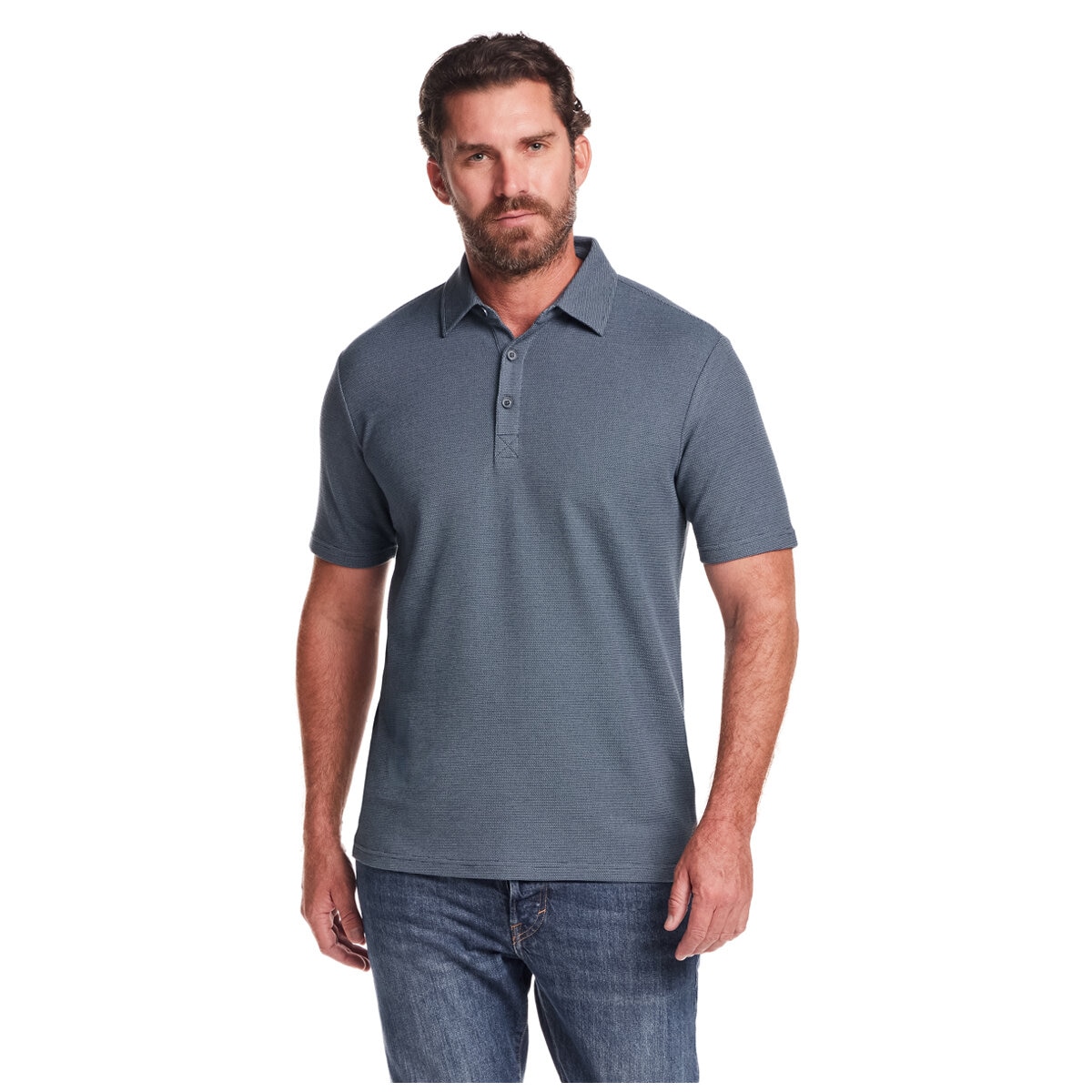 Vintage & Black SS POLO Blue AU Small Vintage & Black SS POLO Blue AU Small