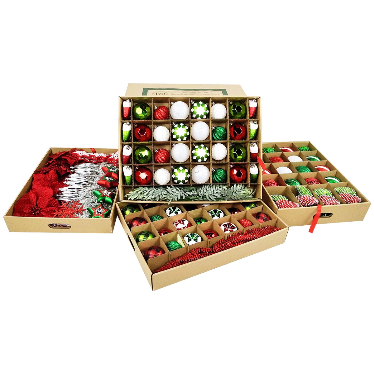 Christmas Tree Decoration Kit Red & Green Costco Australia