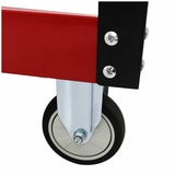 NXA 76cm Red Tool Cart with 2 Drawers & 3 Trays - 30TC2D2TR