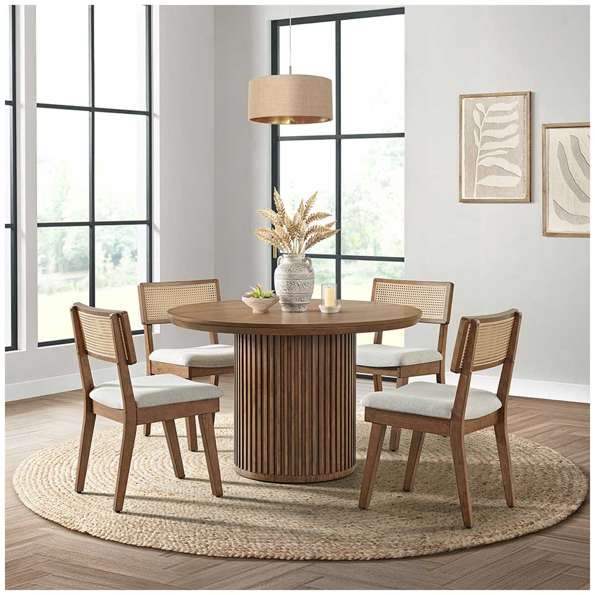 Bayside Furnishings 5 Piece Round Dining Set