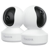 Reolink 2 Pack Indoor Powered WiFi Camera 4K8MP with Zoom x 3 WCEZ8MP05PTAFW2P