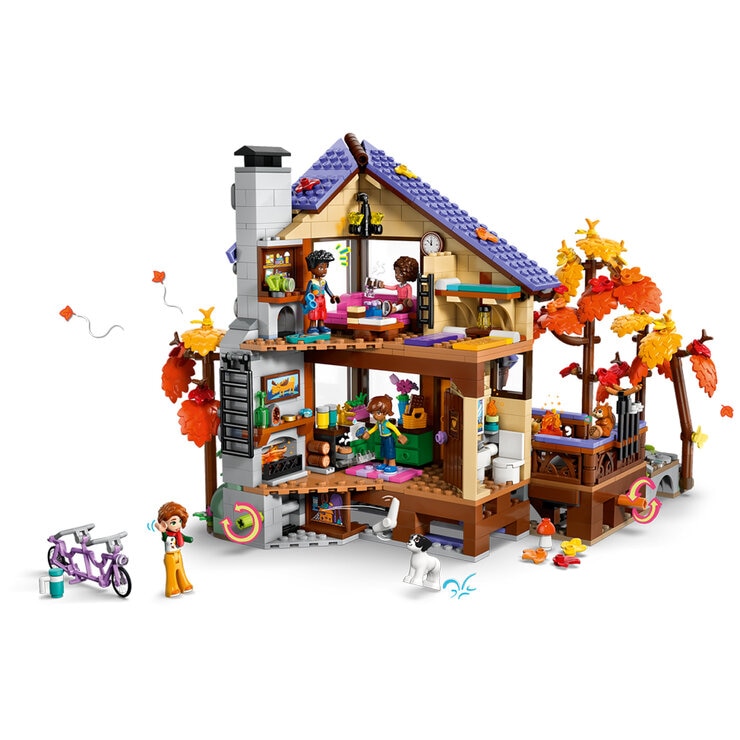 LEGO Friends Cozy Fall Forest Cabin Building Set 42705 LEGO Friends Cozy Fall Forest Cabin Building Set 42705