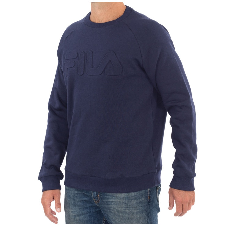 Fila Thomas Crew sweater - Navy Embosssed